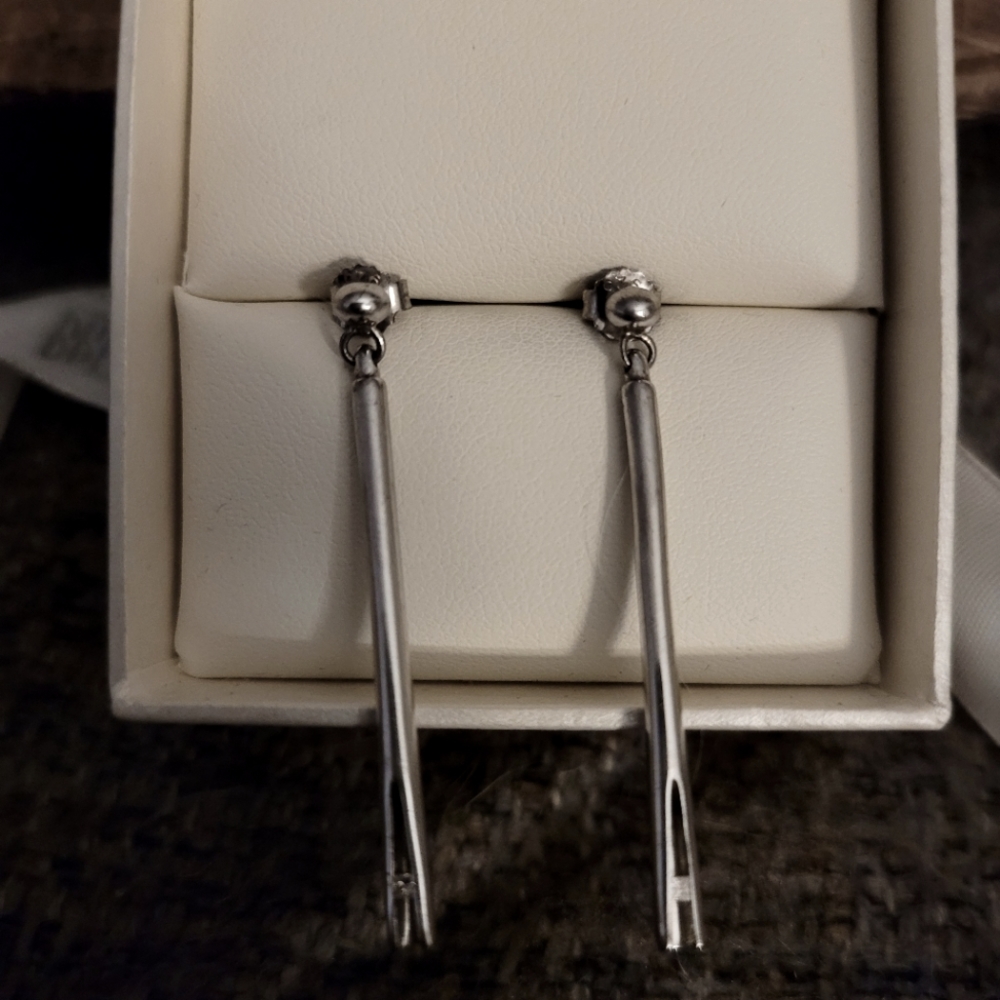 Bentelli Diamond Dangle Earrings